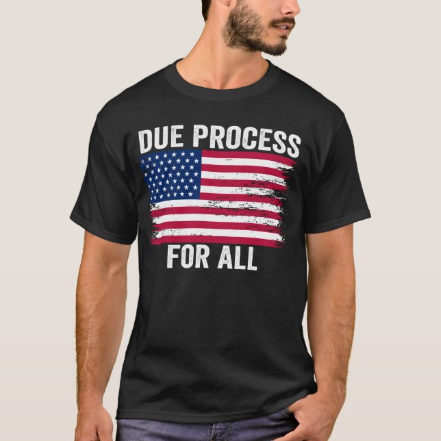 T-shirt Procédure régulière pour tous Soutenez la procédur (Devant)