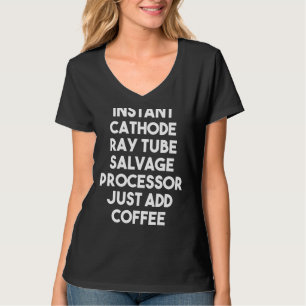 T-shirt Processeur de récupération de tube Cathode Ray Ins