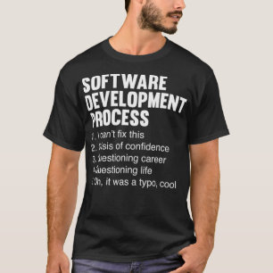 T-shirt Processus de développement logiciel amusant