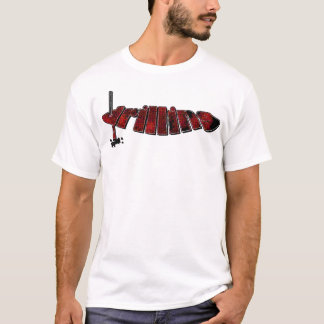 T-shirt Processus rouge de perçage