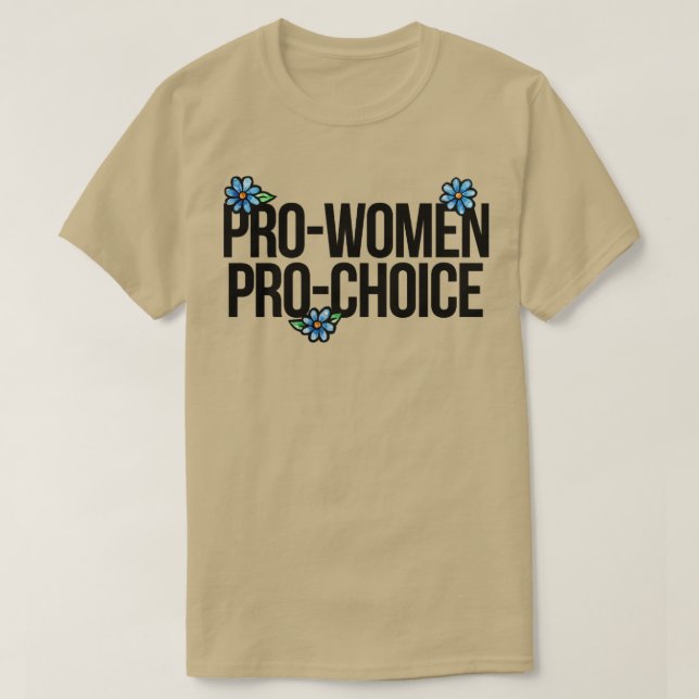 T-shirt Prochoix des femmes (Design devant)