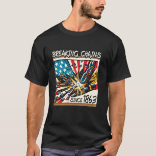 T-shirt Proclamation sur l'émancipation Junète afro-améric