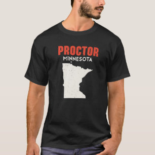 T-shirt Proctor Minnesota USA State America Travel Minneso