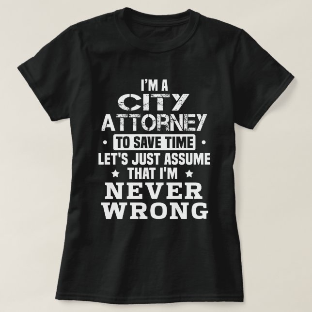 T-shirt Procureur de la ville (Design devant)