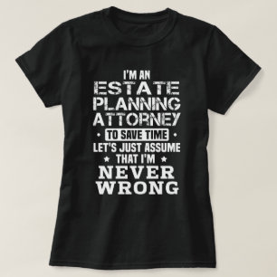 T-shirt Procureur de planification des successions