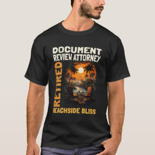 T-shirt Procureur - Retraite amusante