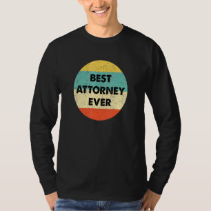 T-shirt Procureur Shirt Meilleur avocat jamais
