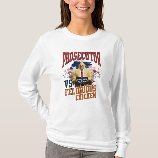 T-shirt Procureur Vs Chicken Harris Walz 2024 (Devant)