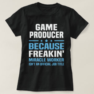 T-shirt Producteur de jeux