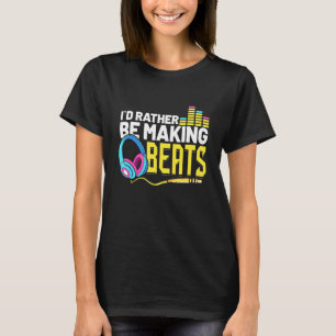 T-shirt Producteur de musique Car Stereo Sound Tech Audio