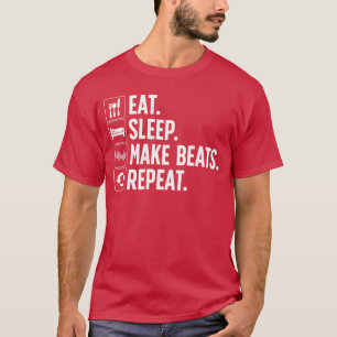 T-shirt Producteur de musique cool pour hommes femmes DJ B