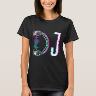 T-shirt Producteur De Musique Dj Retro