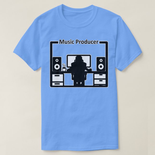 T-shirt Producteur de musique électronique Vie 1 (Design devant)