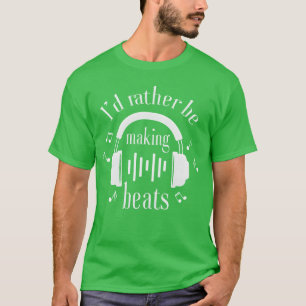 T-shirt Producteur de musique Making Beats rétro