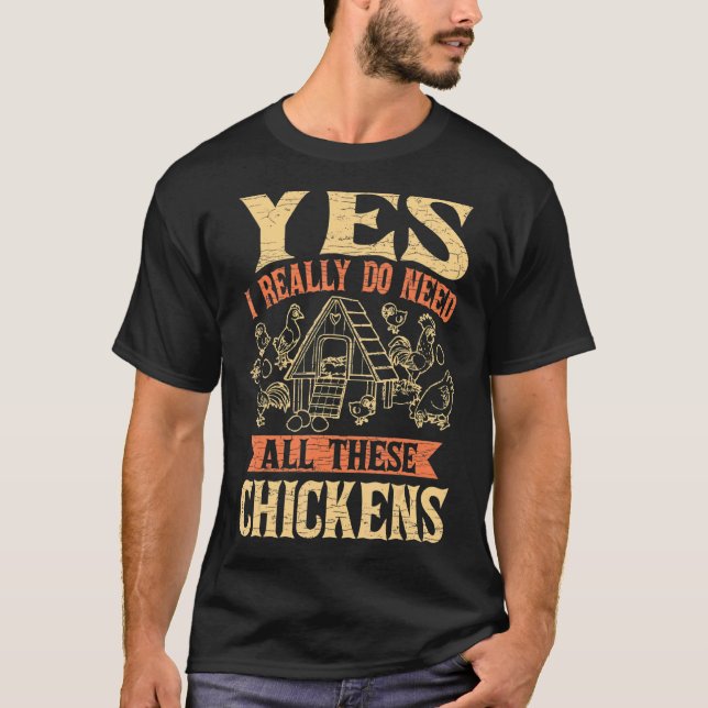 T-shirt Producteur de poulet (Devant)