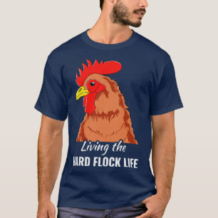 T-shirt Producteur De Poulet Drôle Jardin Poulet Dur Troub