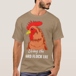 T-shirt Producteur De Poulet Drôle Jardin Poulet Dur Troub
