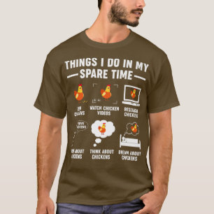 T-shirt Producteur De Poulet Fan Farmer Drôle Poulet