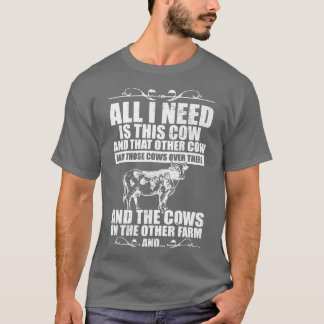 T-shirt Producteur De Vaches I Producteur De Vaches J'Ai T