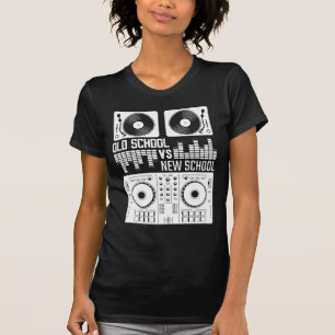 T-shirt Producteur musical DJ Old School Vinyl electro Tec