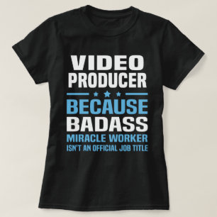 T-shirt Producteur vidéo