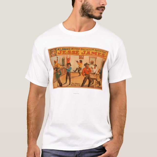 T-shirt Production spectaculaire occidentale de Jesse (Devant)
