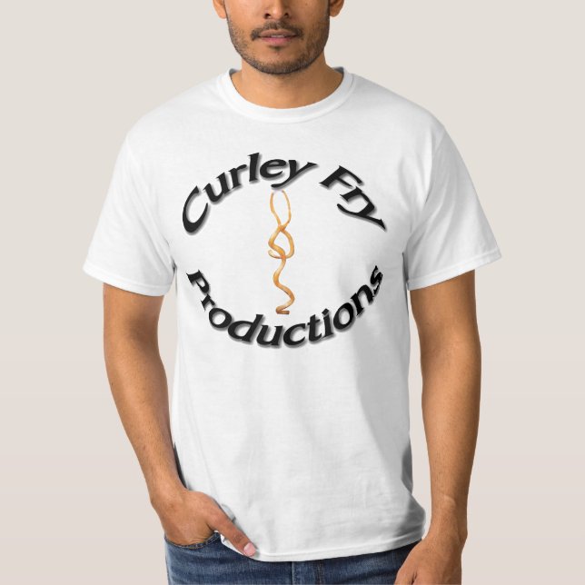 T-shirt productions de friture de curley (Devant)