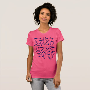 T-shirt Produit à motif clé bleu