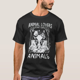 T-shirt Produit animal pour végans ou végétariens sans via