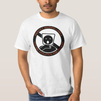 T-shirt Produit-avertissement-étiquettes