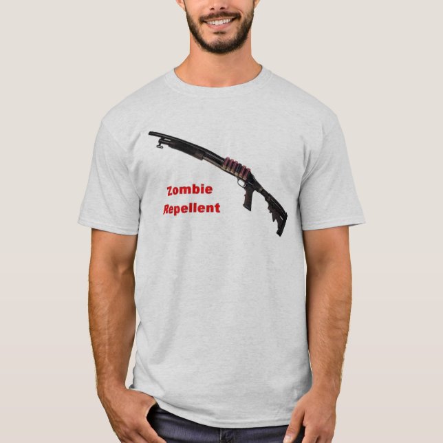 T-shirt Produit répulsif de zombi (Devant)