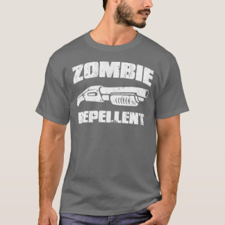 T-shirt produit répulsif de zombi - le fusil de chasse