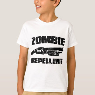 T-shirt produit répulsif de zombi - le fusil de chasse