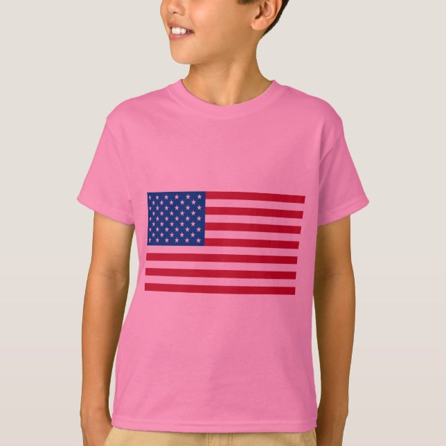 T-shirt Produits de base de drapeau américain (Devant)