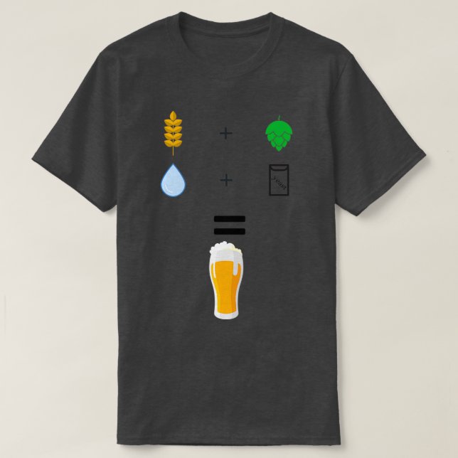 T-shirt Produits de brassage de bière T (Design devant)