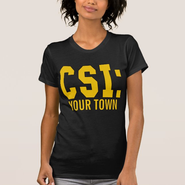 T-shirt Produits de CUSTOMIZEABLE CSI (Devant)