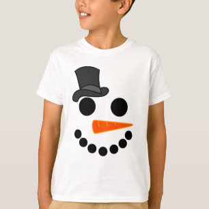 T-shirt Produits de garçon de bonhomme de neige