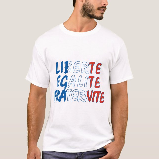 T-shirt Produits de Liberte Egalite Fraternite (Devant)