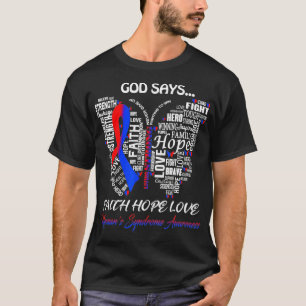 T-shirt Produits dérivés du syndrome de Butterfly Faith Ho