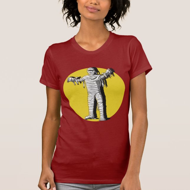 T-shirt Produits effrayants de maman et de Pleine lune (Devant)