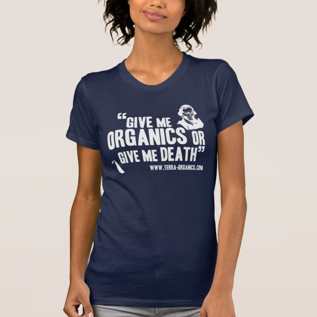 T-shirt Produits organiques ou mort (Devant)