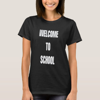T-shirt Prof amusant, ambassadeur étudiant, Bienvenue à l'