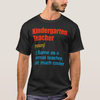T-shirt Prof amusant de maternelle pour la rentrée scolair