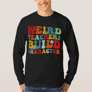 T-shirt Prof bizarre construit le caractère professeur gro