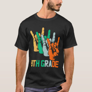 T-shirt Prof de 8e année, j'adore la musique des années 80