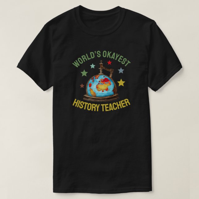 T-shirt Prof de Histoire Moyennement Bien (Design devant)