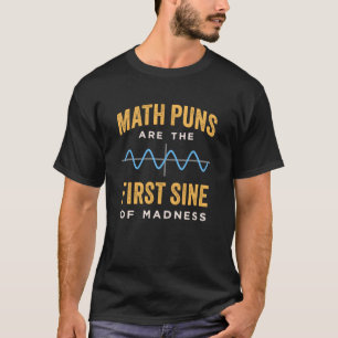 T-shirt Prof de maths de trigonométrie drôle Pun Sinus