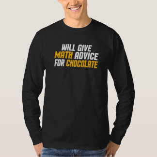T-shirt Prof de maths donnera des conseils de maths pour l