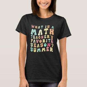 T-shirt Prof de maths drôle Quel est le favori d'un profes
