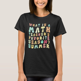 T-shirt Prof de maths drôle Quel est le favori d'un profes